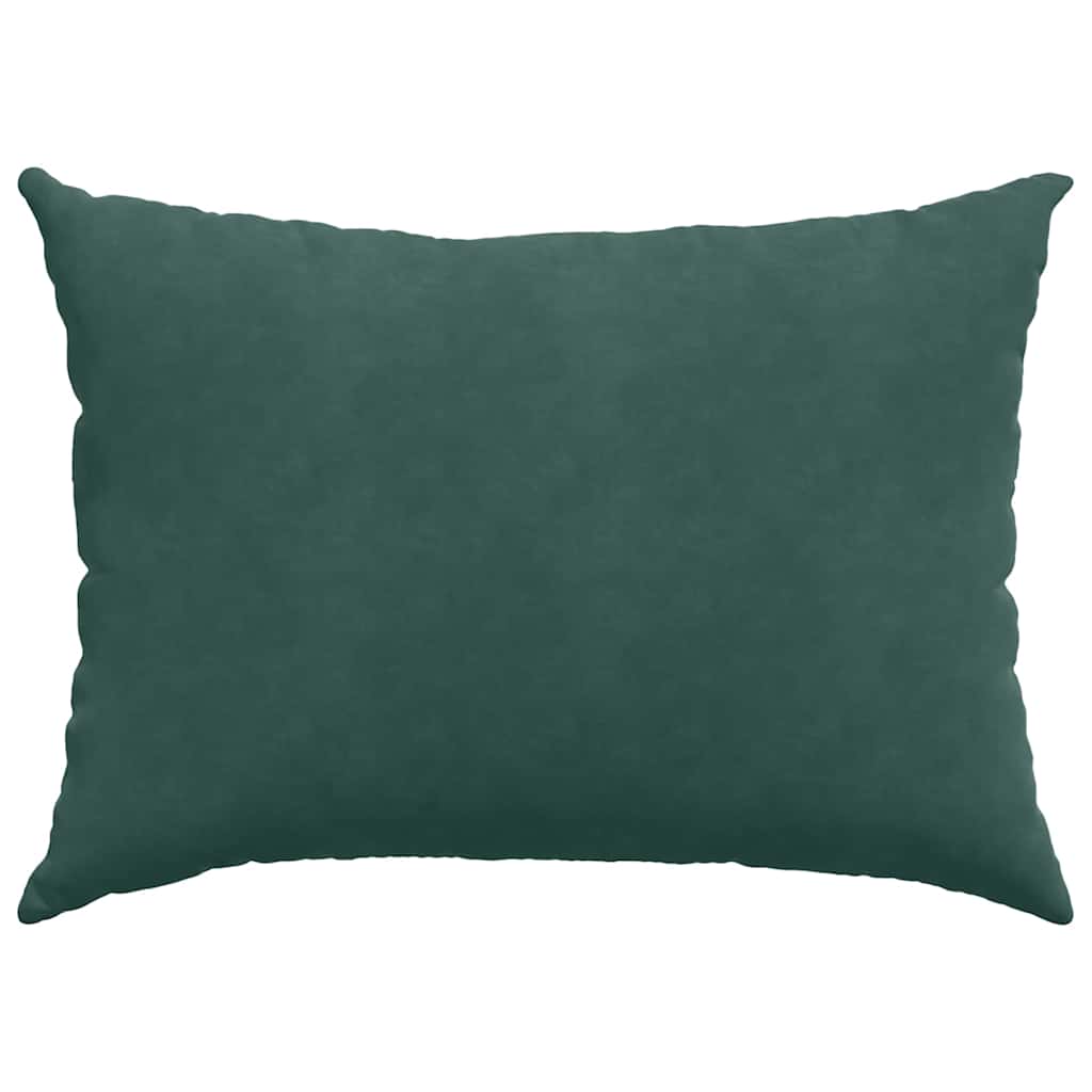 Sofa Kussens 2 pcs Donkergroen 70 x 50 cm Katoen Stof