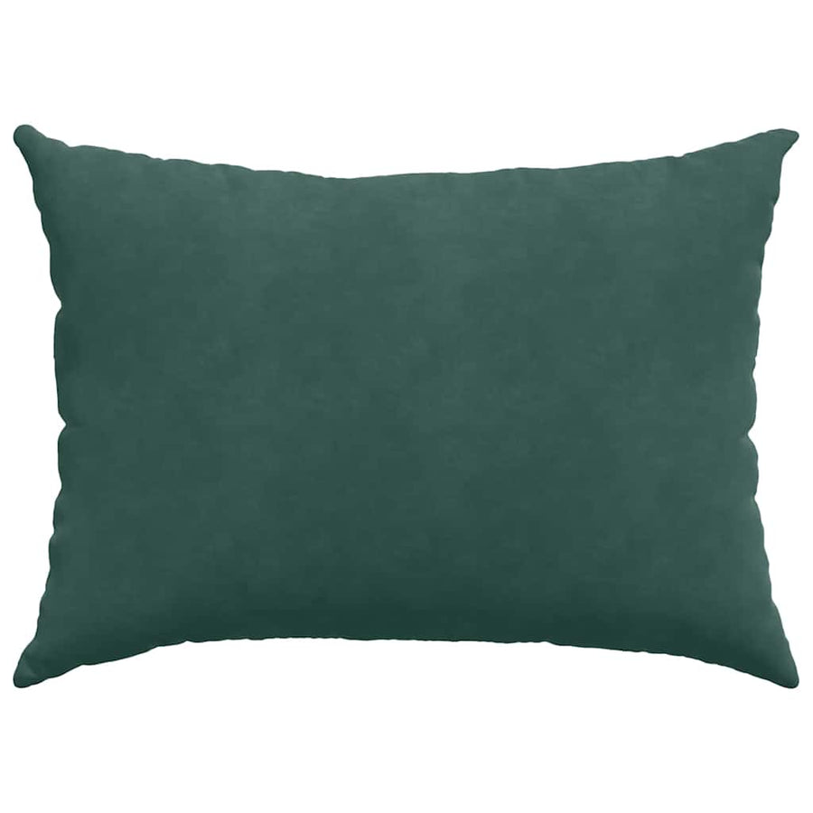 Sofa Kussens 2 pcs Donkergroen 70 x 50 cm Katoen Stof