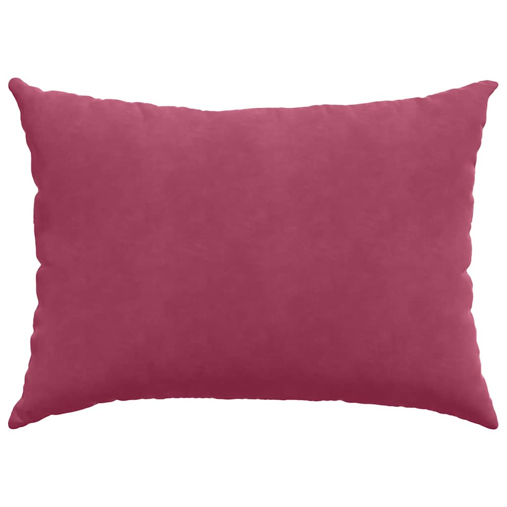 Sofa Kussens 2 pcs Wijnrood 70 x 50 cm Katoen Stof