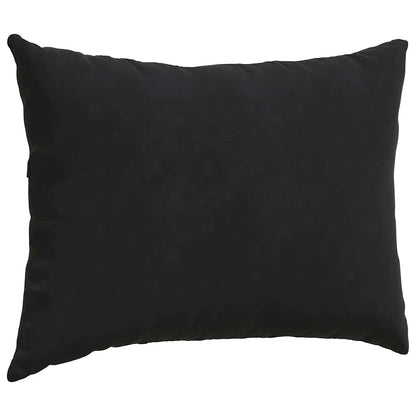 Sofa Kussens 2 pcs Zwart 70 x 50 cm Katoen Stof