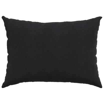 Sofa Kussens 2 pcs Zwart 70 x 50 cm Katoen Stof