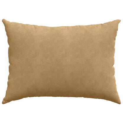 Sofa Kussens 2 pcs Bruin 70 x 50 cm Katoen Stof