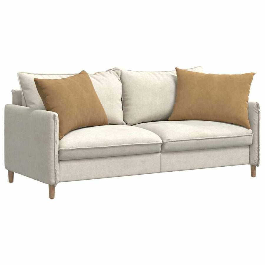 Sofa Kussens 2 pcs Bruin 70 x 50 cm Katoen Stof