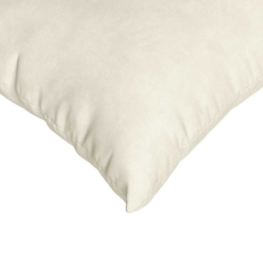 Sofa Kussens 2 pcs Crème 70 x 50 cm Katoen Stof