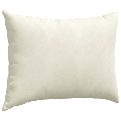 Sofa Kussens 2 pcs Crème 70 x 50 cm Katoen Stof