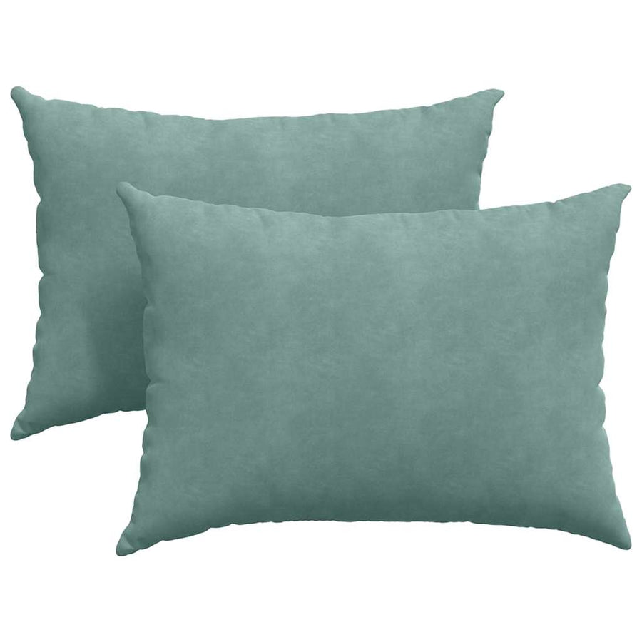 Sofa Kussens 2 pcs Zeegroen 70 x 50 cm Katoen Stof
