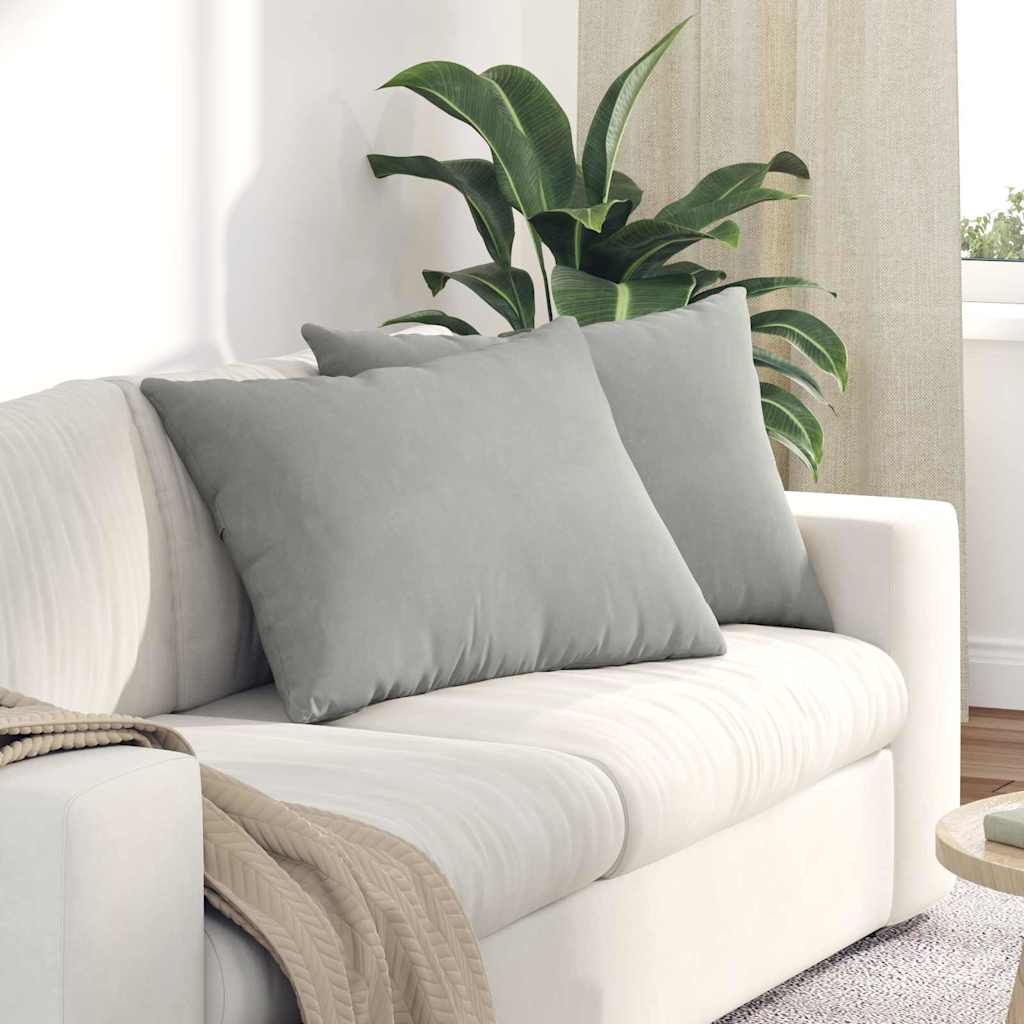 Sofa kussens Lichtgrijs Stof