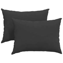 Sofa kussens Zwart Stof
