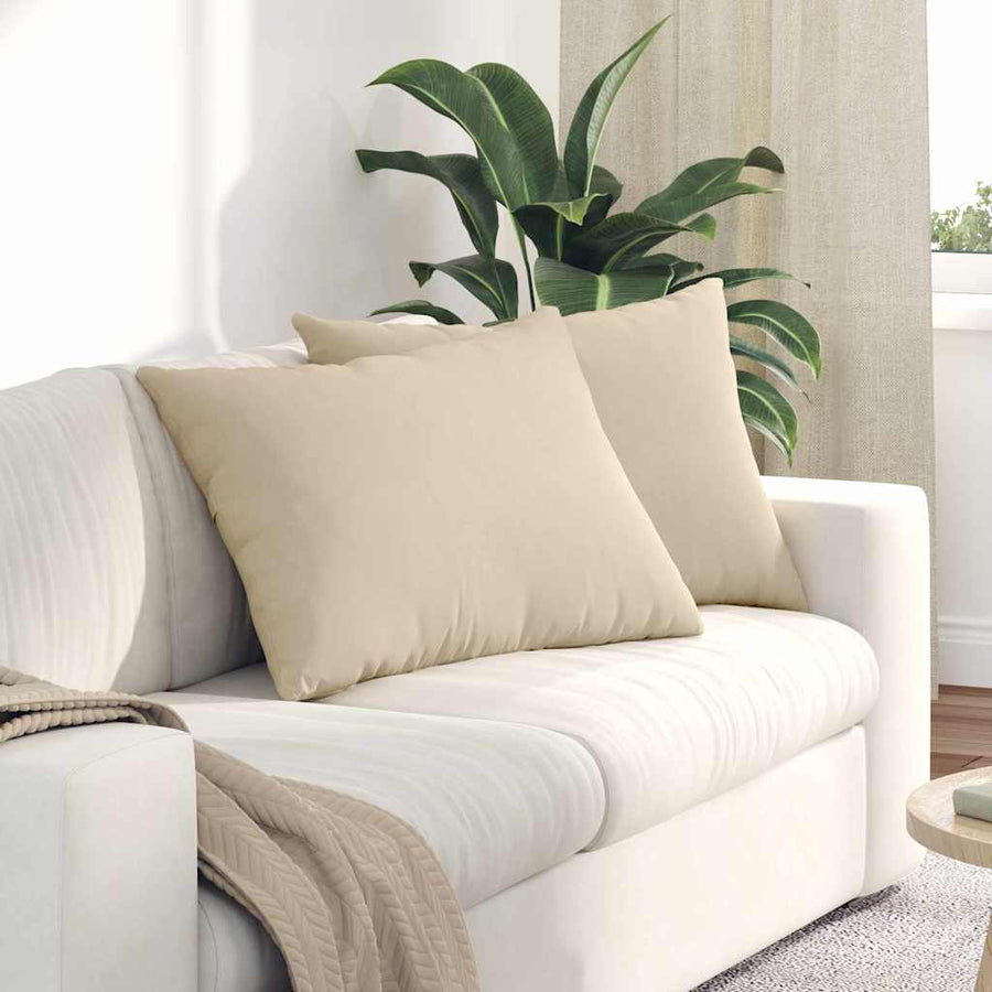 Sofa kussens Crème Stof
