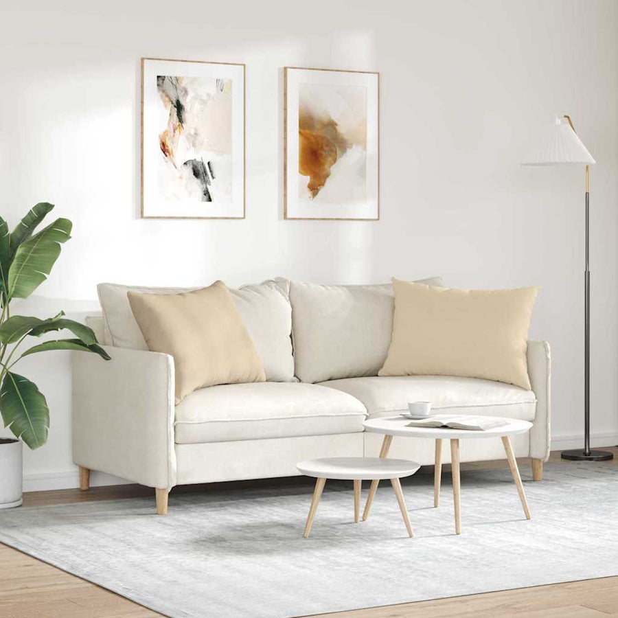 Sofa kussens Crème Stof