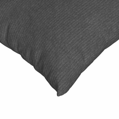 Sofa Kussens 2 pcs Donkergrijs 70 x 50 cm Katoen Stof