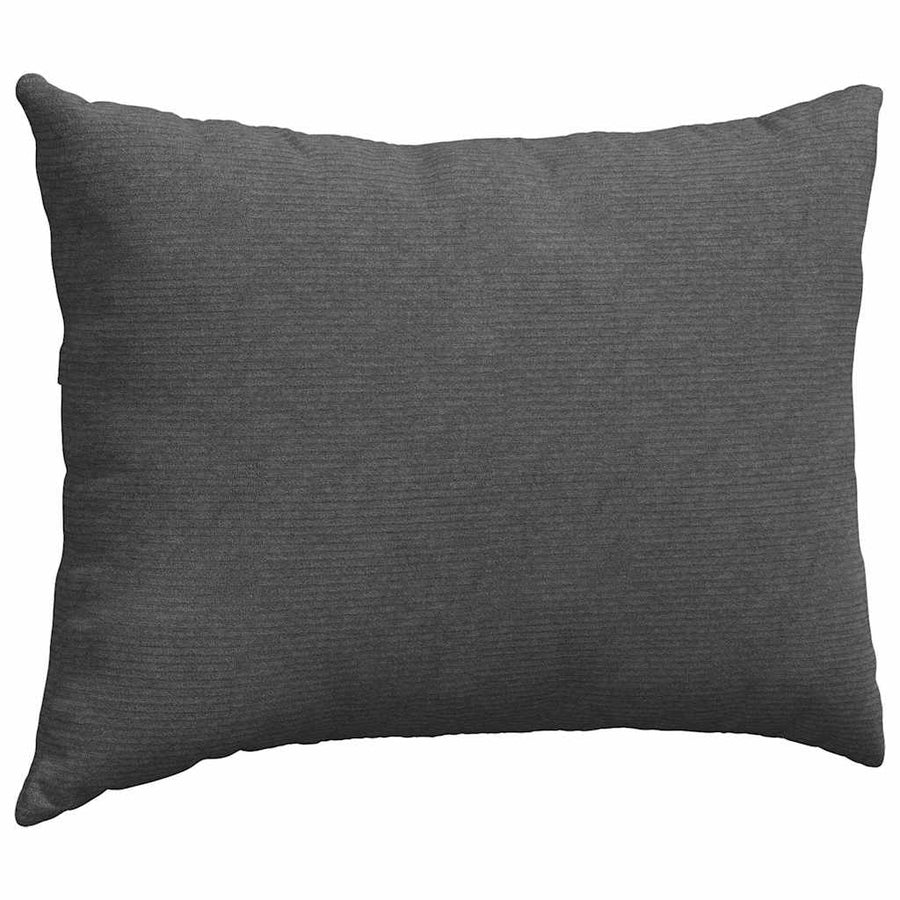 Sofa Kussens 2 pcs Donkergrijs 70 x 50 cm Katoen Stof