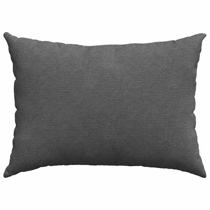 Sofa Kussens 2 pcs Donkergrijs 70 x 50 cm Katoen Stof