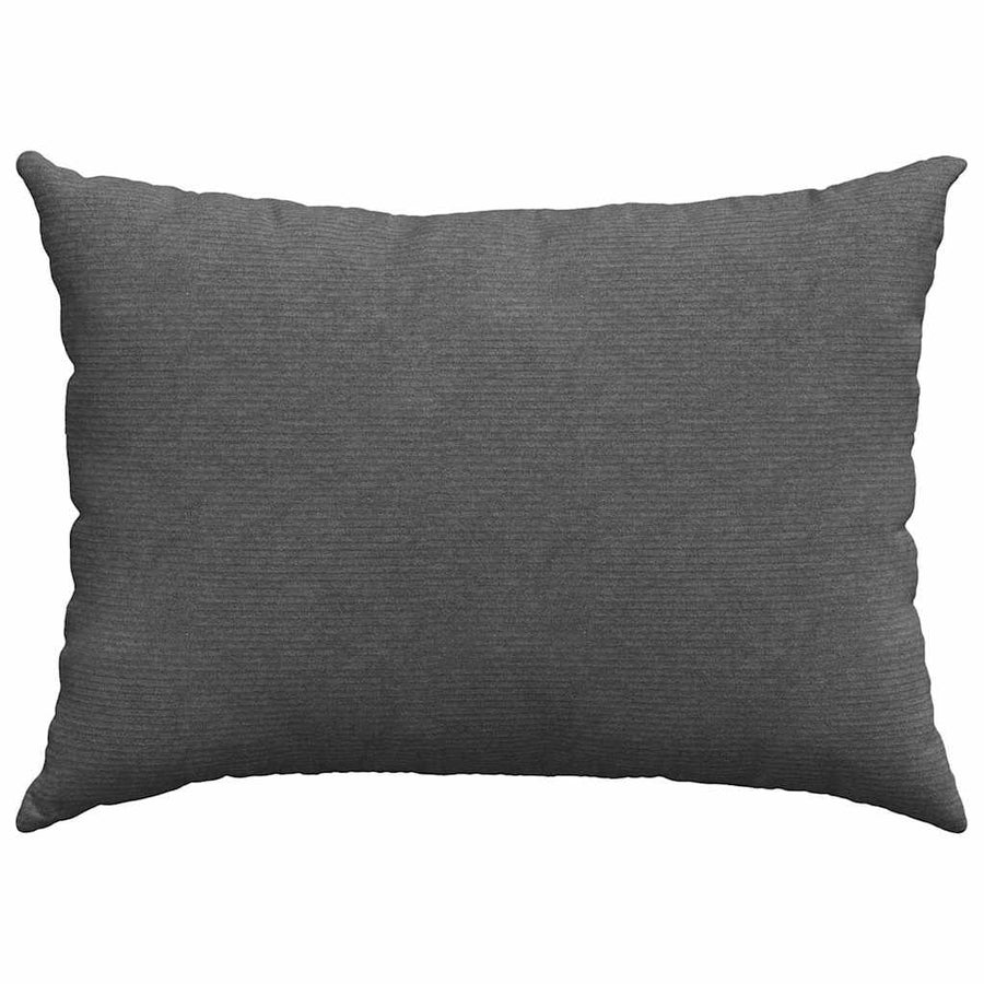 Sofa Kussens 2 pcs Donkergrijs 70 x 50 cm Katoen Stof