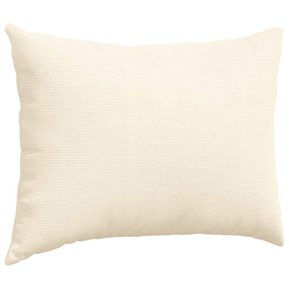 Sofa Kussens 2 pcs Crème 70 x 50 cm Katoen Stof