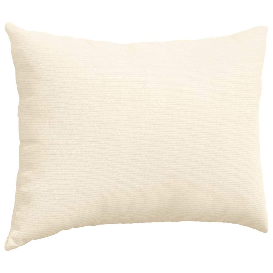 Sofa Kussens 2 pcs Crème 70 x 50 cm Katoen Stof