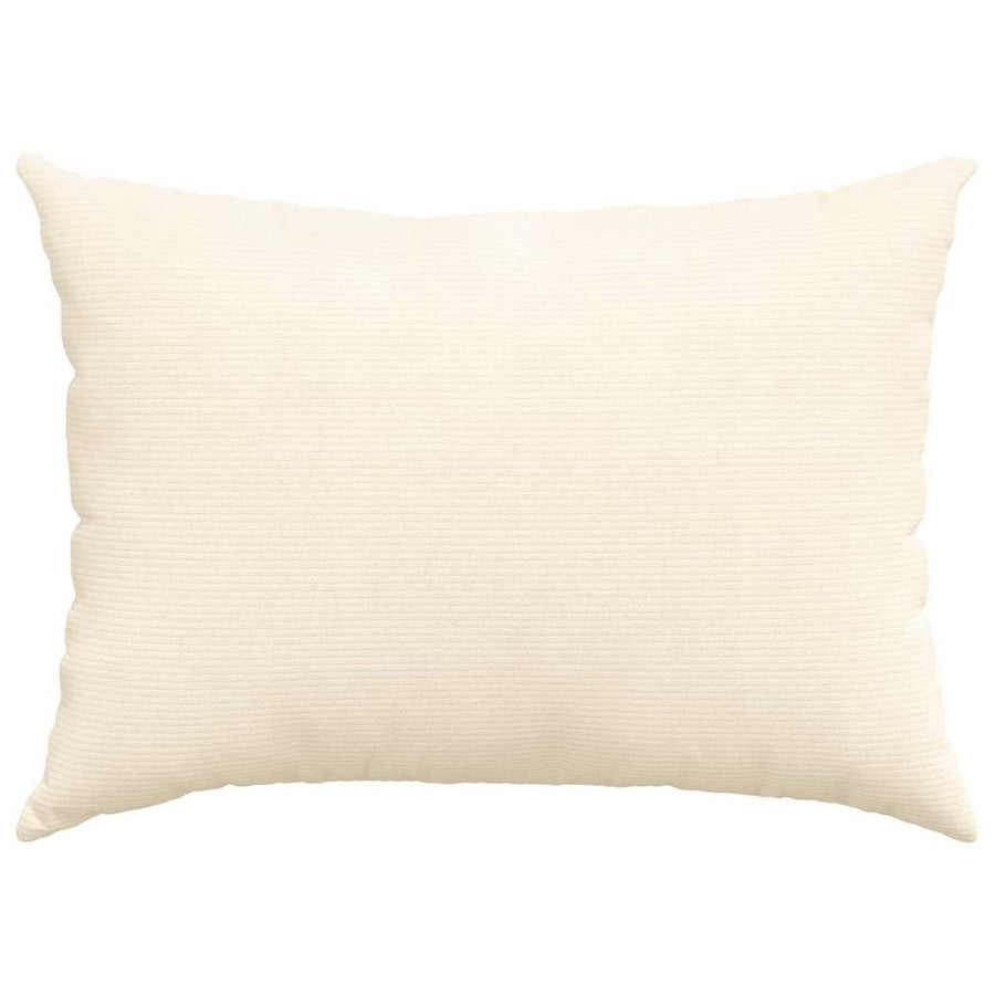 Sofa Kussens 2 pcs Crème 70 x 50 cm Katoen Stof