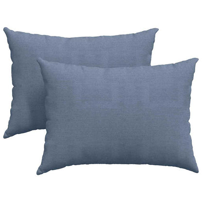 Sofa Kussens 2 pcs Blauw 70 x 50 cm Katoen Stof