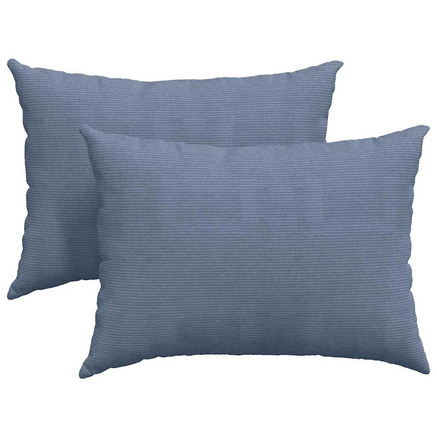 Sofa Kussens 2 pcs Blauw 70 x 50 cm Katoen Stof