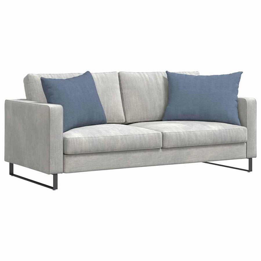 Sofa Kussens 2 pcs Blauw 70 x 50 cm Katoen Stof