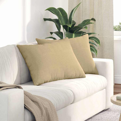 Sofa Kussens 2 pcs Grijs groen 70 x 50 cm Katoen Stof