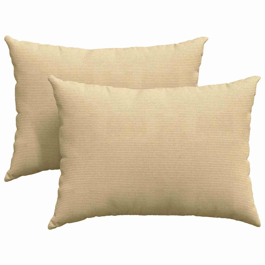 Sofa Kussens 2 pcs Grijs groen 70 x 50 cm Katoen Stof