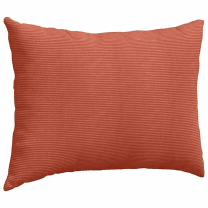 Sofa Kussens 2 pcs Rood-oranje 70 x 50 cm Katoen Stof