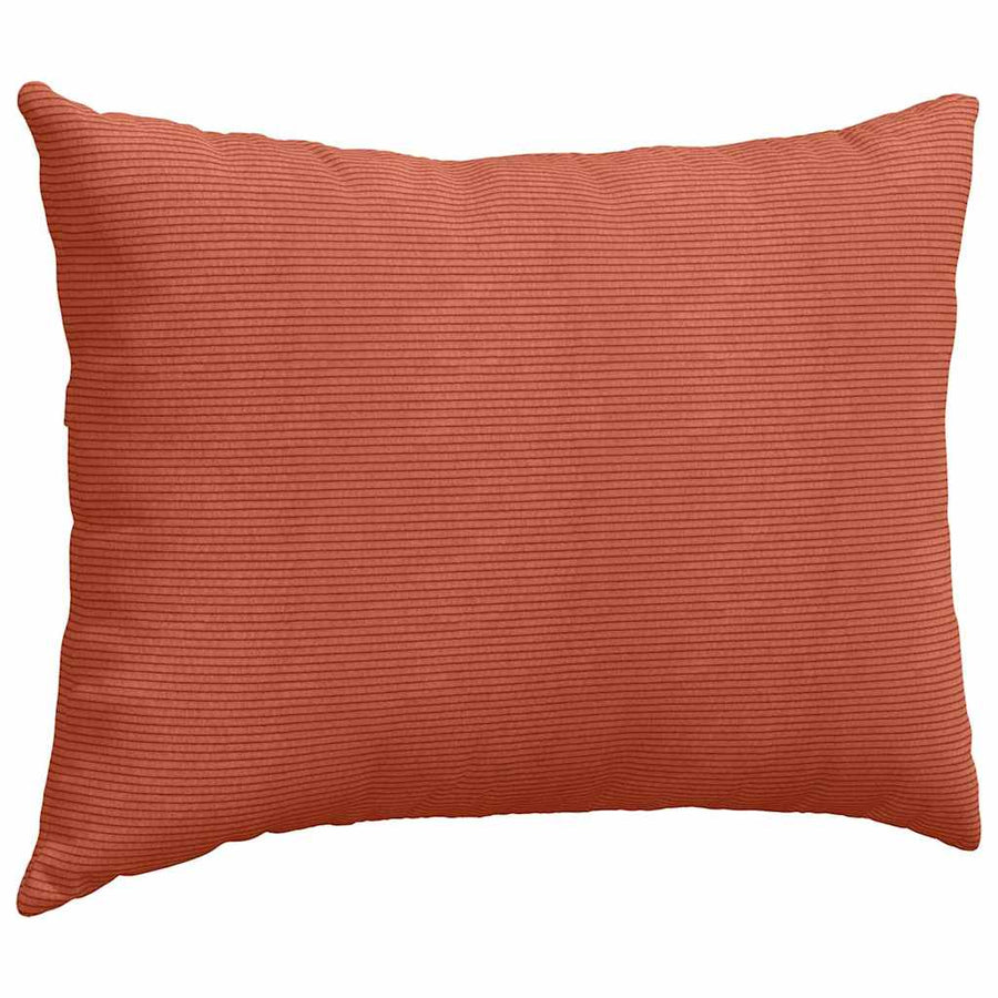 Sofa Kussens 2 pcs Rood-oranje 70 x 50 cm Katoen Stof