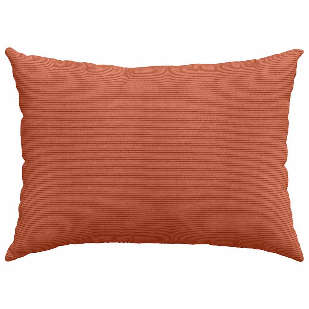 Sofa Kussens 2 pcs Rood-oranje 70 x 50 cm Katoen Stof