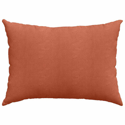 Sofa Kussens 2 pcs Rood-oranje 70 x 50 cm Katoen Stof