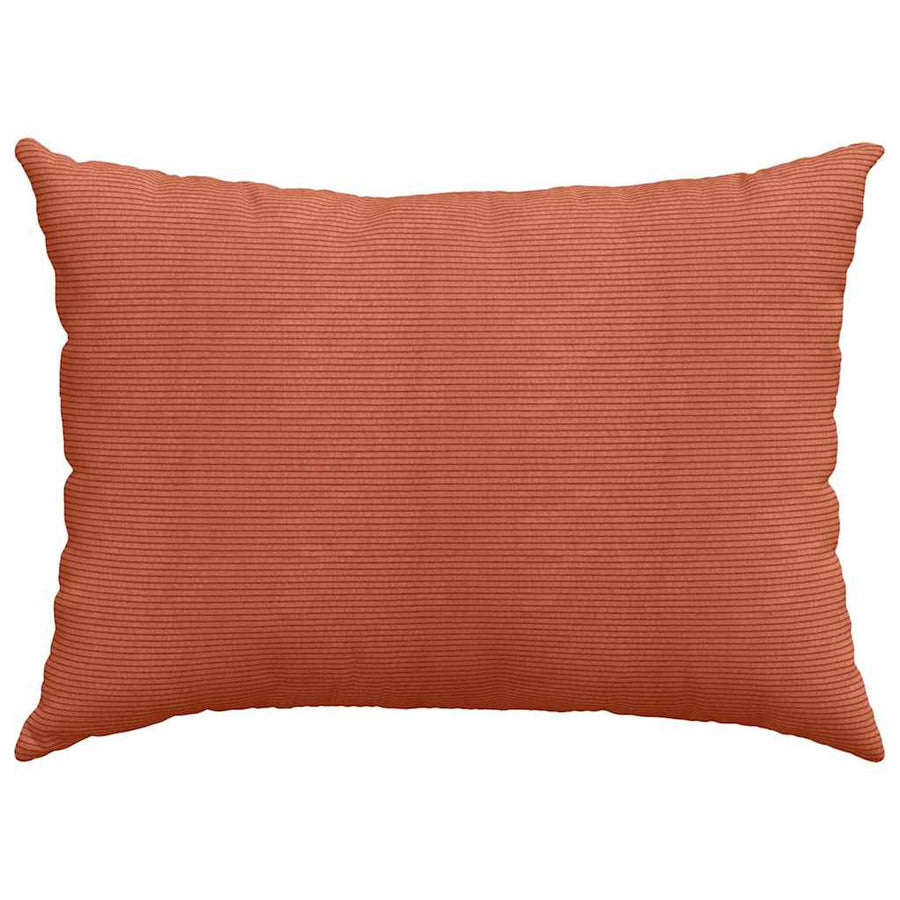 Sofa Kussens 2 pcs Rood-oranje 70 x 50 cm Katoen Stof