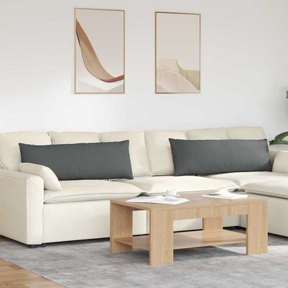 Sofa Kussens Donkergrijs Stof