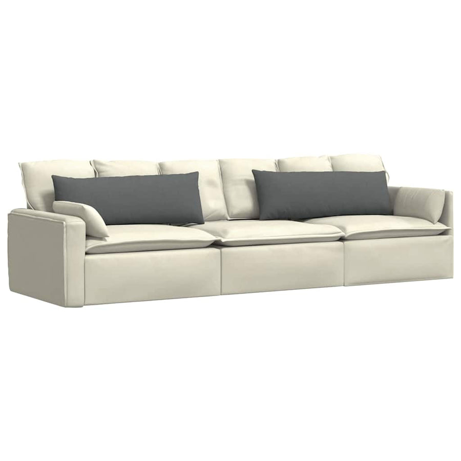 Sofa Kussens Donkergrijs Stof