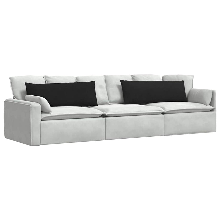 Sofa Kussens Zwart Stof