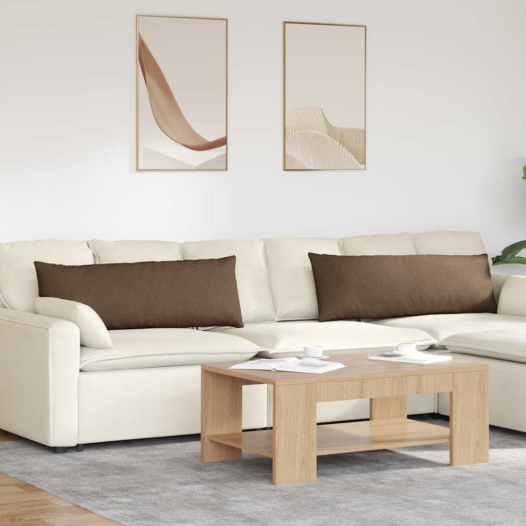 Sofa Kussens Bruin Stof