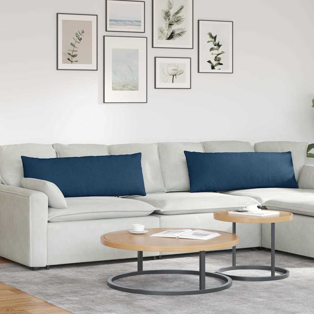 Sofa Kussens Blauw Stof