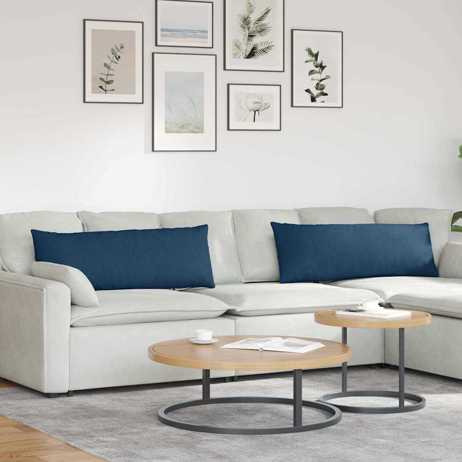 Sofa Kussens Blauw Stof