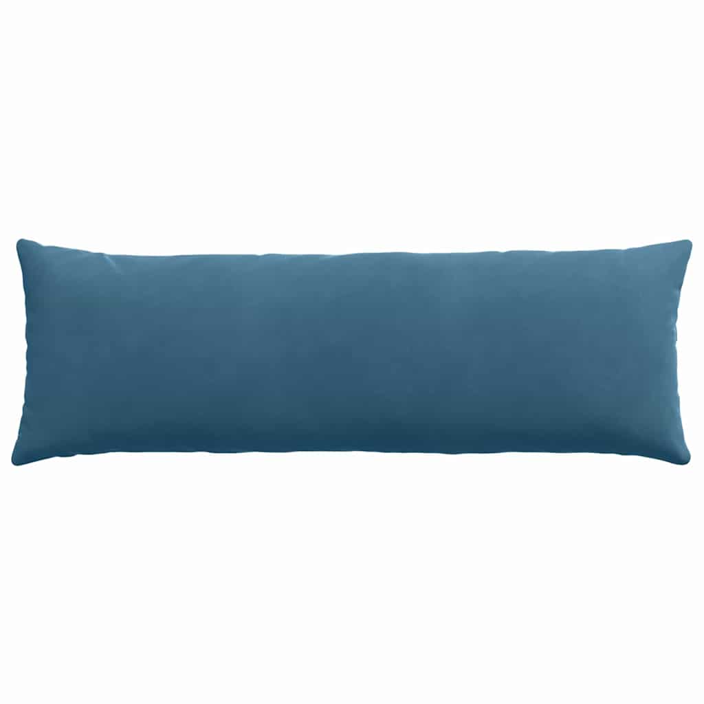 Sofa Kussens 2 pcs Blauw 120 x 40 cm Katoen Stof
