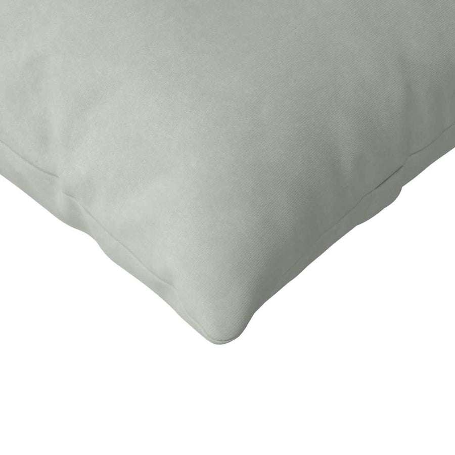 Sofa Kussens 2 pcs Lichtgrijs 120 x 40 cm Katoen Stof