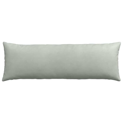 Sofa Kussens 2 pcs Lichtgrijs 120 x 40 cm Katoen Stof