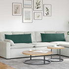 Sofa kussens 2 stuks 120x40 cm donkergroen corduroy