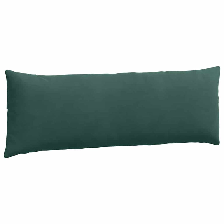 Sofa Kussens 2 pcs Donkergroen 120 x 40 cm Katoen Stof