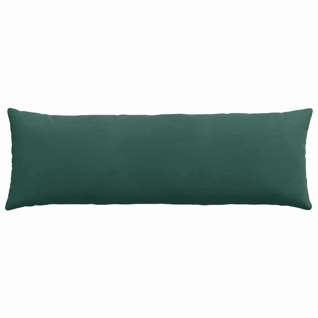 Sofa Kussens 2 pcs Donkergroen 120 x 40 cm Katoen Stof