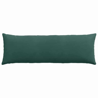 Sofa Kussens 2 pcs Donkergroen 120 x 40 cm Katoen Stof