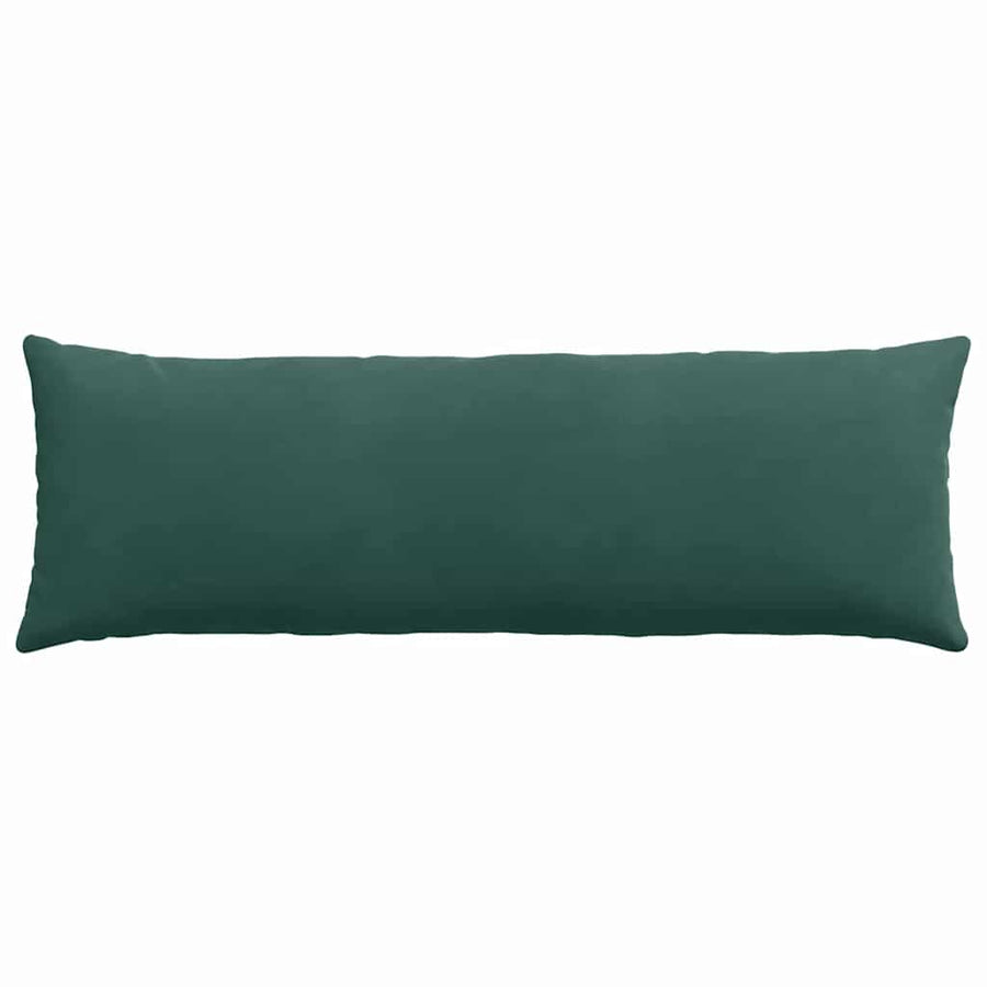 Sofa Kussens 2 pcs Donkergroen 120 x 40 cm Katoen Stof
