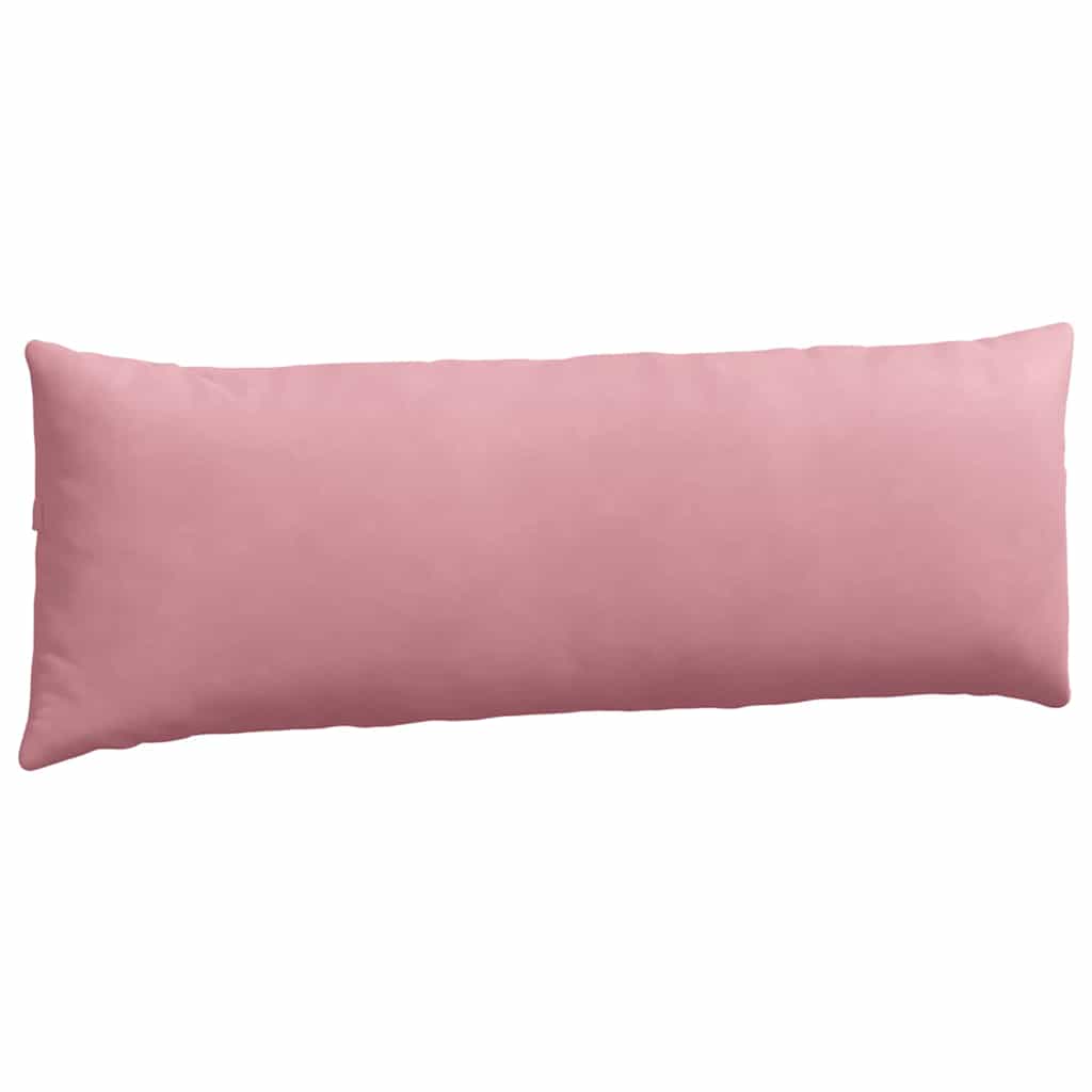 Sofa Kussens 2 pcs Roze 120 x 40 cm Katoen Stof