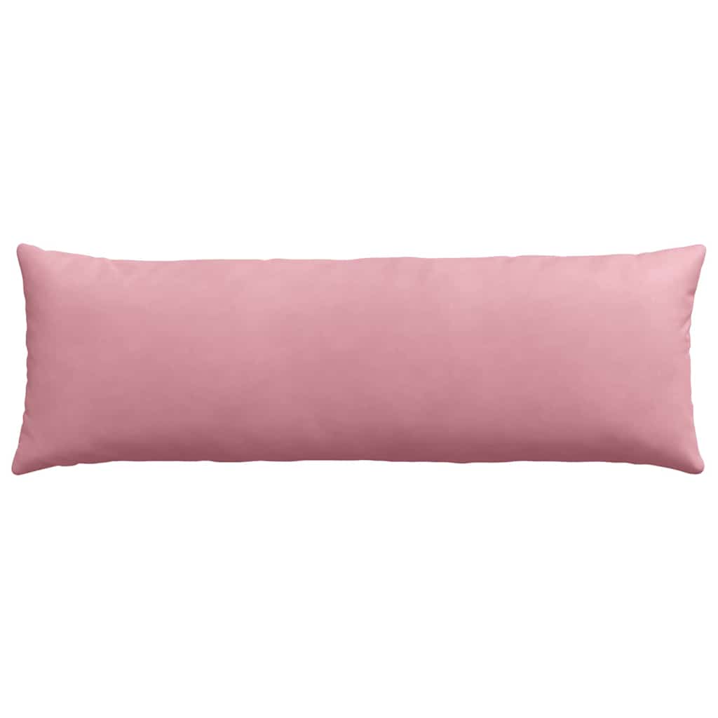 Sofa Kussens 2 pcs Roze 120 x 40 cm Katoen Stof