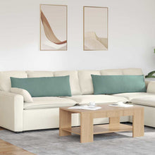 Sofa Kussens 2 pcs Zeegroen 120 x 40 cm Katoen Stof