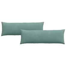 Sofa Kussens 2 pcs Zeegroen 120 x 40 cm Katoen Stof
