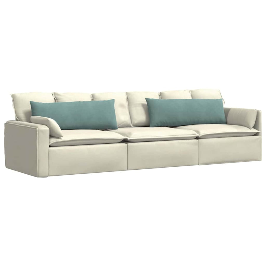 Sofa Kussens 2 pcs Zeegroen 120 x 40 cm Katoen Stof